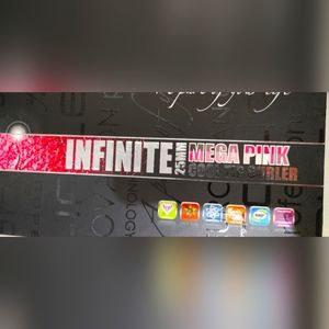 Infinite Mega pink cool tip curler never used